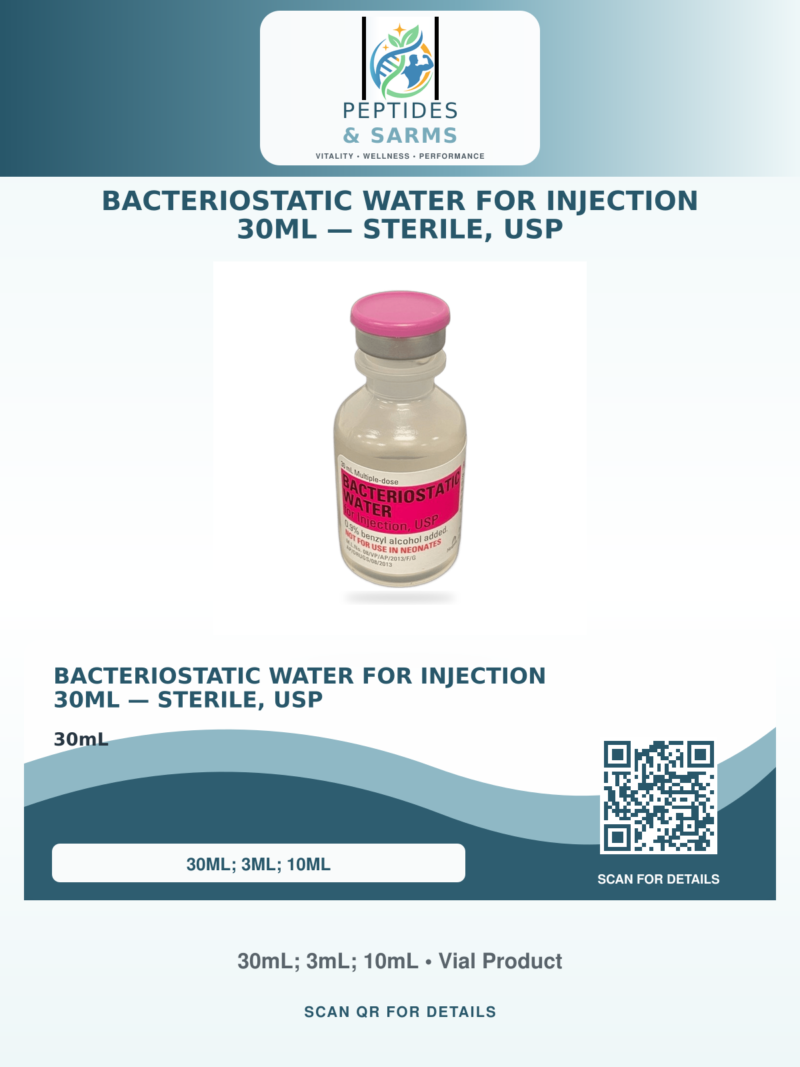 Bacteriostatic Water for Injection, USP - 30 mL