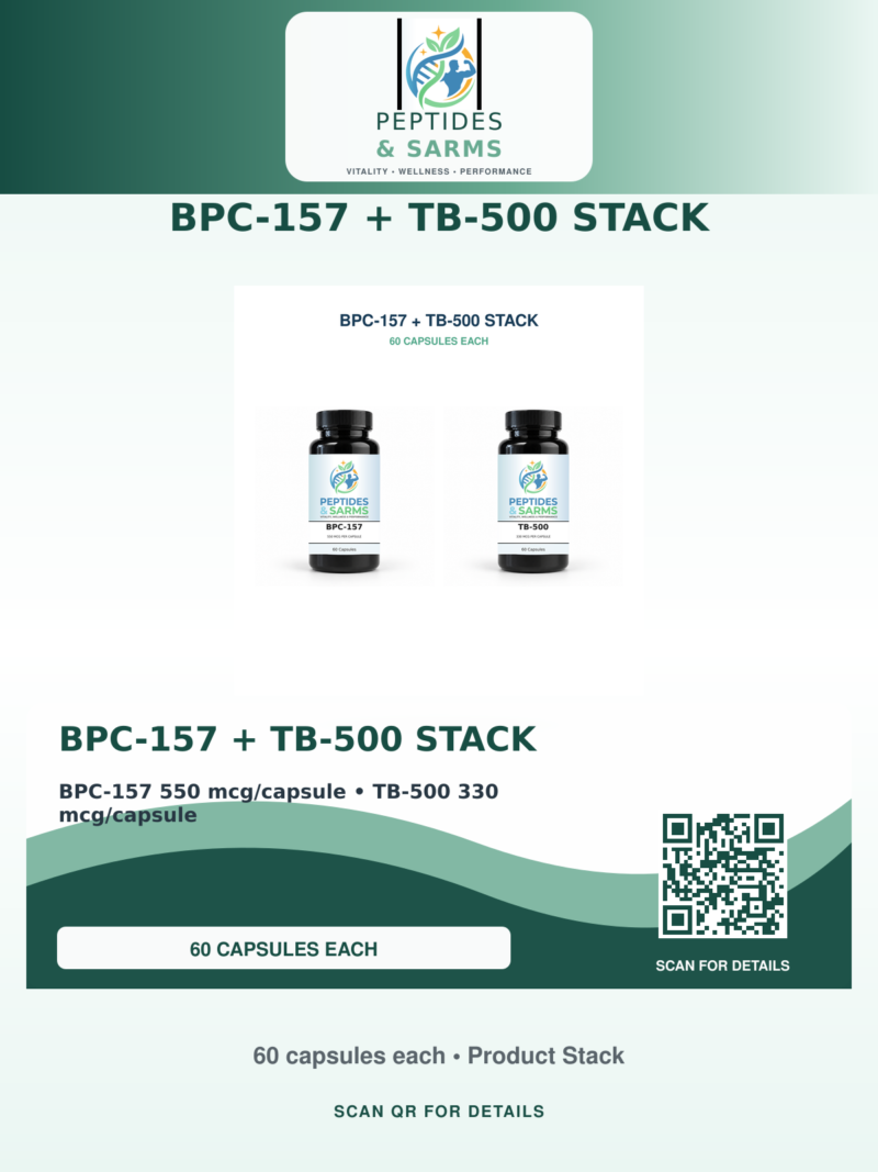 BPC-157 + TB-500 Stack Capsules (Wolverine Stack)
