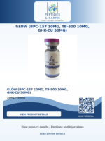 Glow (BPC-157 10mg, TB-500 10mg, GHK-Cu 50mg)